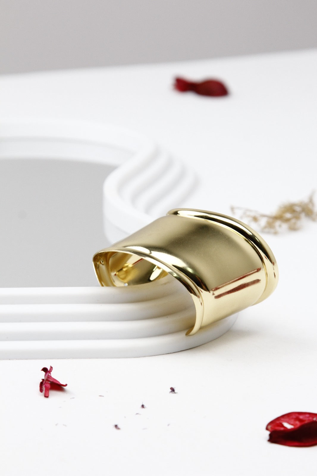 Altın Kaplama Plaka Kesim Abiye Bileklik