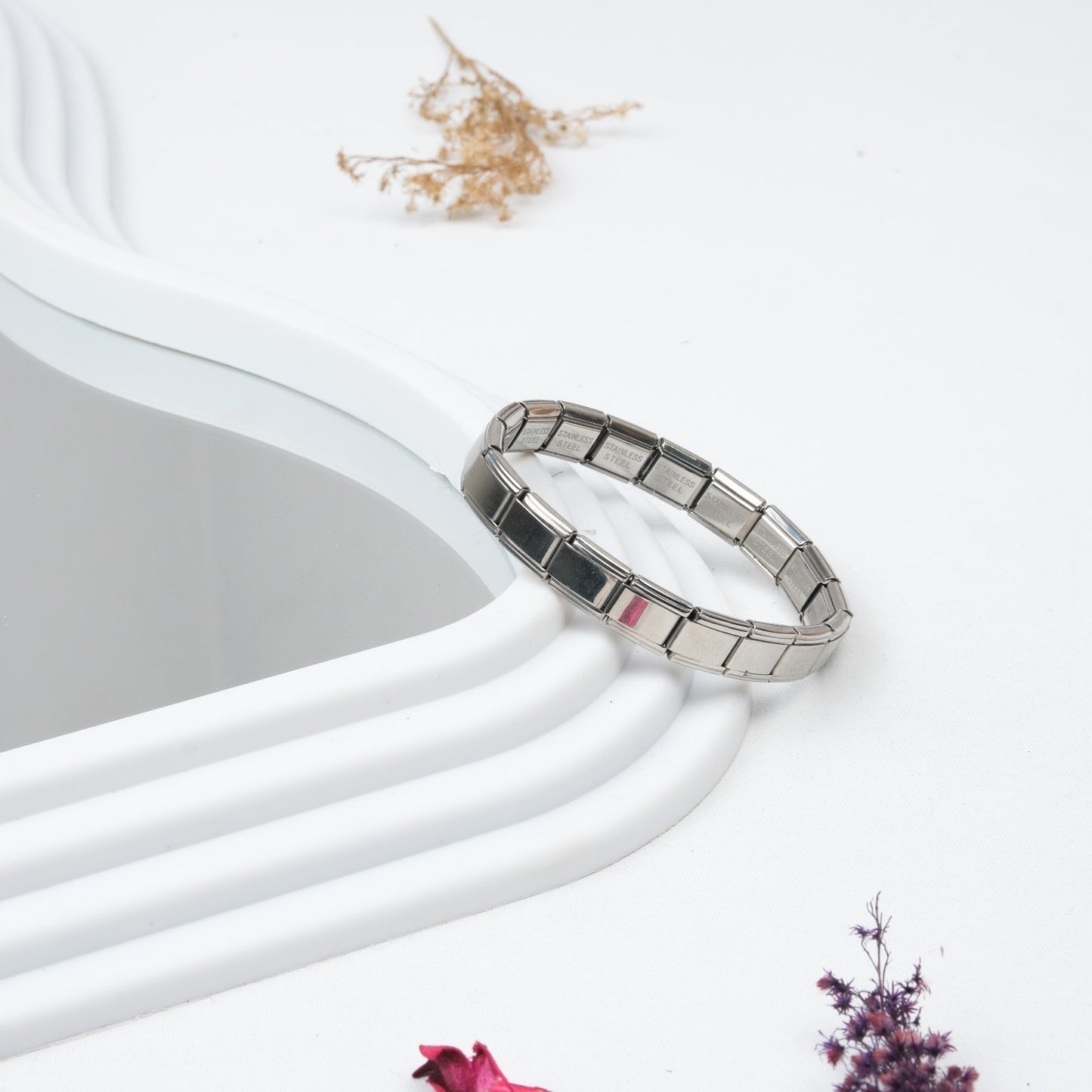 Gümüş Renk Nomination Bileklik