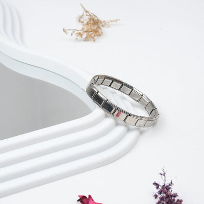 Gümüş Renk Nomination Bileklik