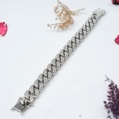 Gümüş Kaplama Gurmet Bileklik