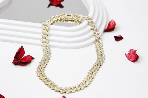 Altın Kaplama Taşlı Gurmet Kolye