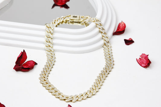 Altın Kaplama Taşlı Gurmet Kolye