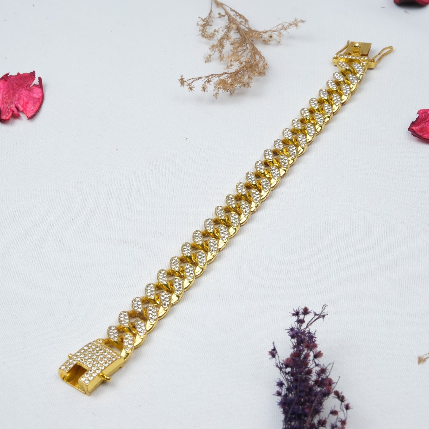 Altın Kaplama Taşlı Gurmet Bileklik