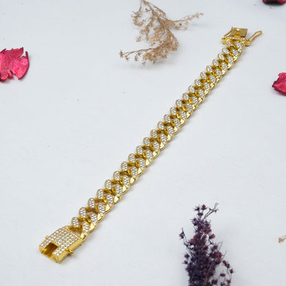 Altın Kaplama Taşlı Gurmet Bileklik