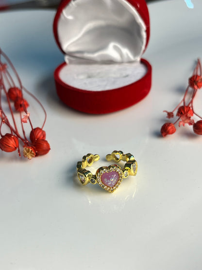 Altın Kaplama Princess Yüzük