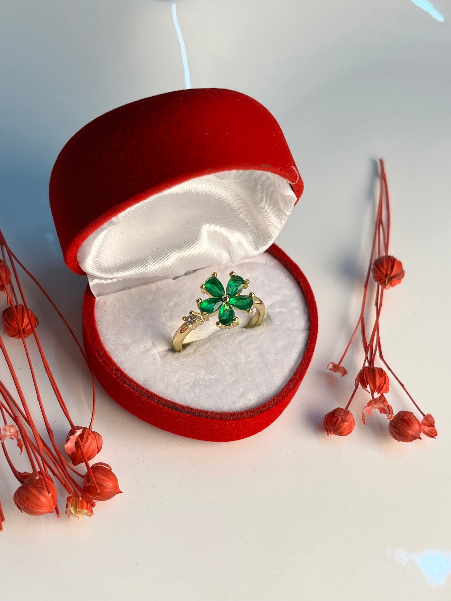 Altın Kaplama Lilyum Yüzük