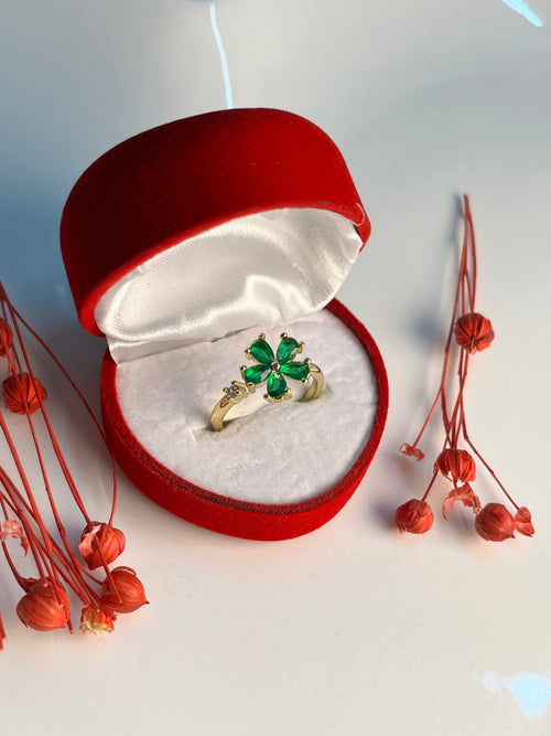 Altın Kaplama Lilyum Yüzük