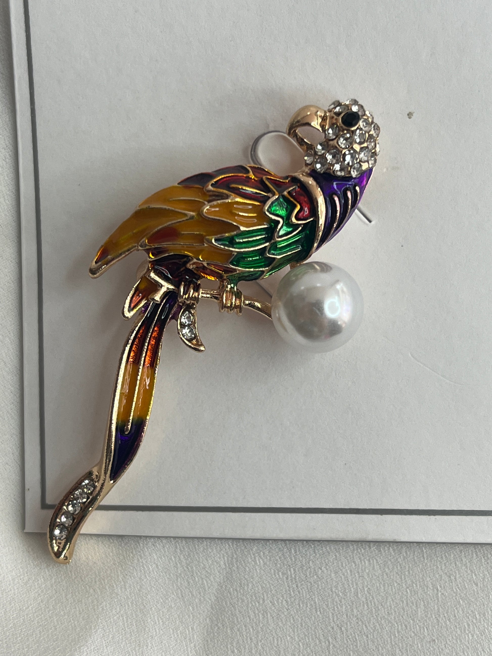 Tavus Kuşu Broş 🦚 - Aymiss Takı Aksesuar - Aymiss Takı Aksesuar - Çelik Takı - Kadın - Takı