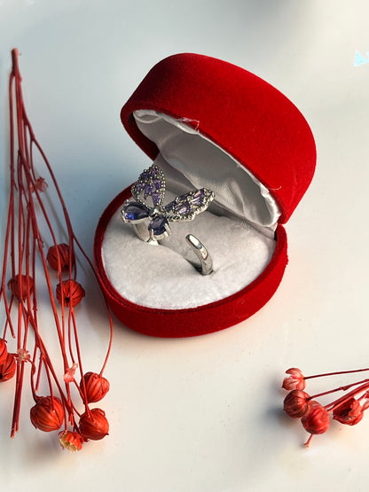 Altın Kaplama Kelebek Detaylı Yüzük