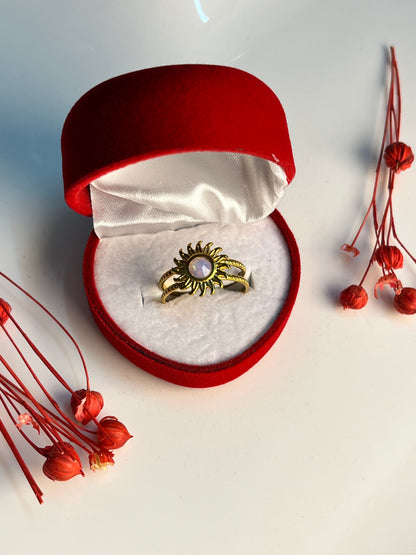 Altın Kaplama Güneş Yüzük