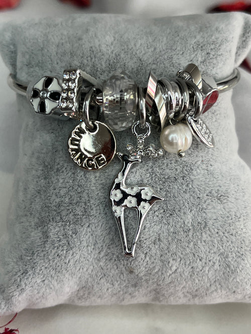 Doğa Aşığı Charm 🦌 - Aymiss Takı Aksesuar - Aymiss Takı Aksesuar - Çelik Takı - Kadın - Takı