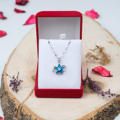 Altın Kaplama Yıldız Işıltısı Kolye