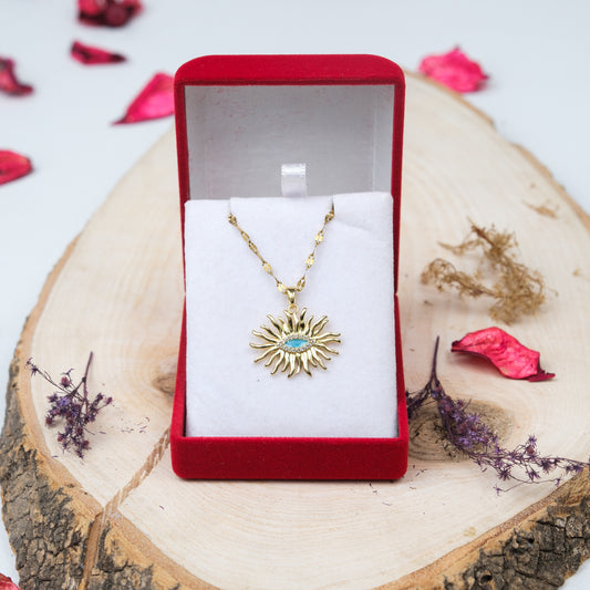 Zarafet'in Gözü Altın Kaplama Kolye