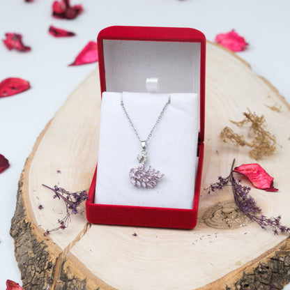 Altın Kaplama Swarovski Taşlı Kuğu Kolye