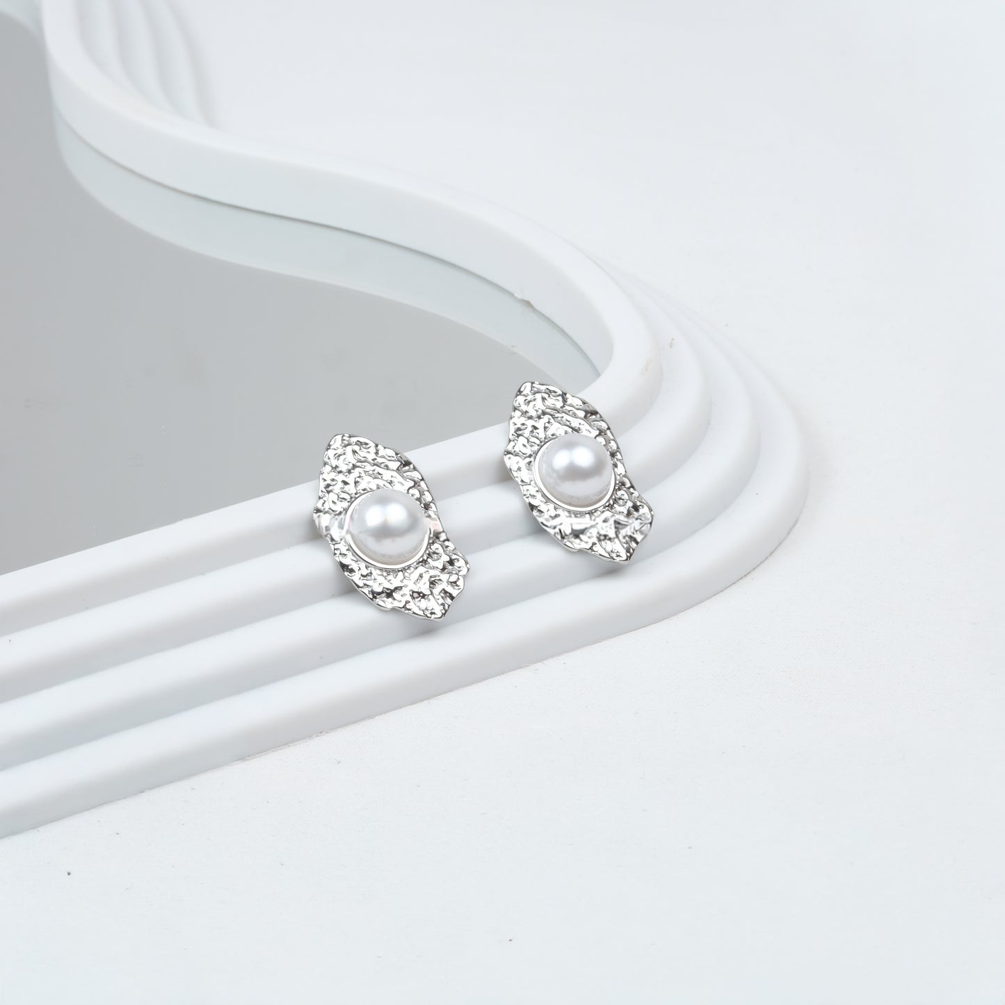 Altın Kaplama Zra Model İnci Küpe