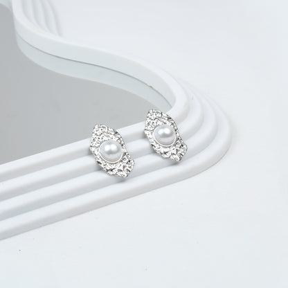 Altın Kaplama Zra Model İnci Küpe