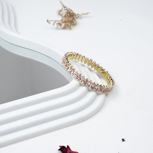 Renkli Taş Tam Tur Su Yolu Bileklik