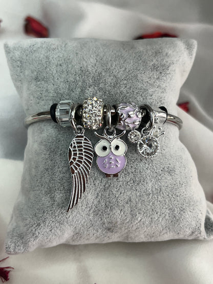 Kanat ve Baykuş Charm 🪽🦉 - Aymiss Takı Aksesuar - Aymiss Takı Aksesuar - Çelik Takı - Kadın - Takı