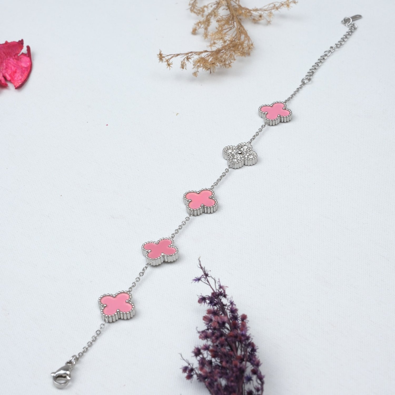 Silver Özel Tasarım Van Cleef Bileklik