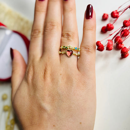 Altın Kaplama Prenses Yüzük