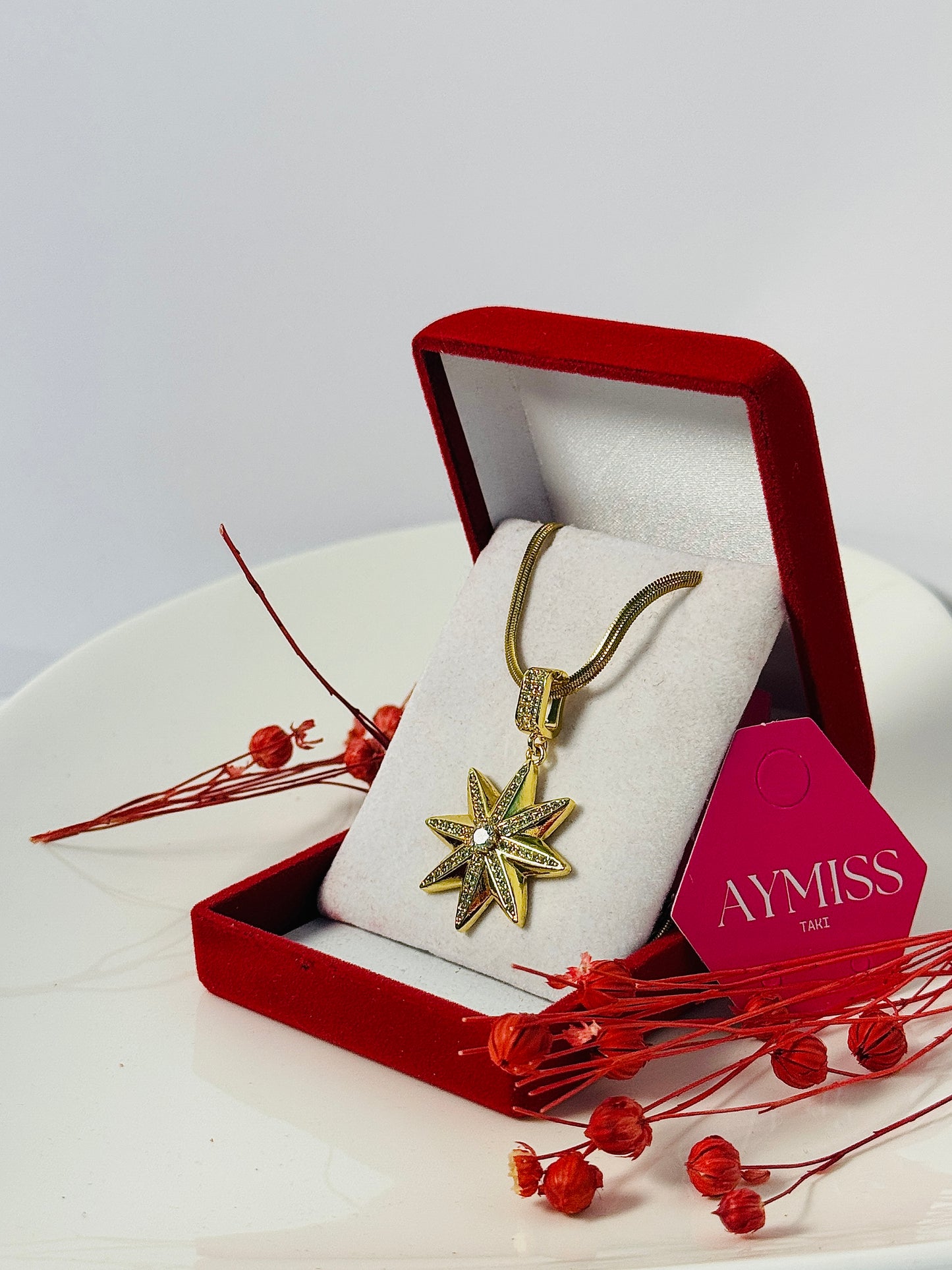 Gösterişli Kutup Yıldızı Kolye