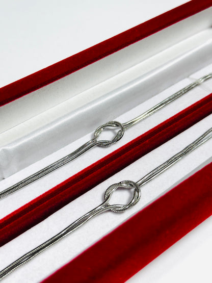 Aşk Düğümü Çift Bilekliği