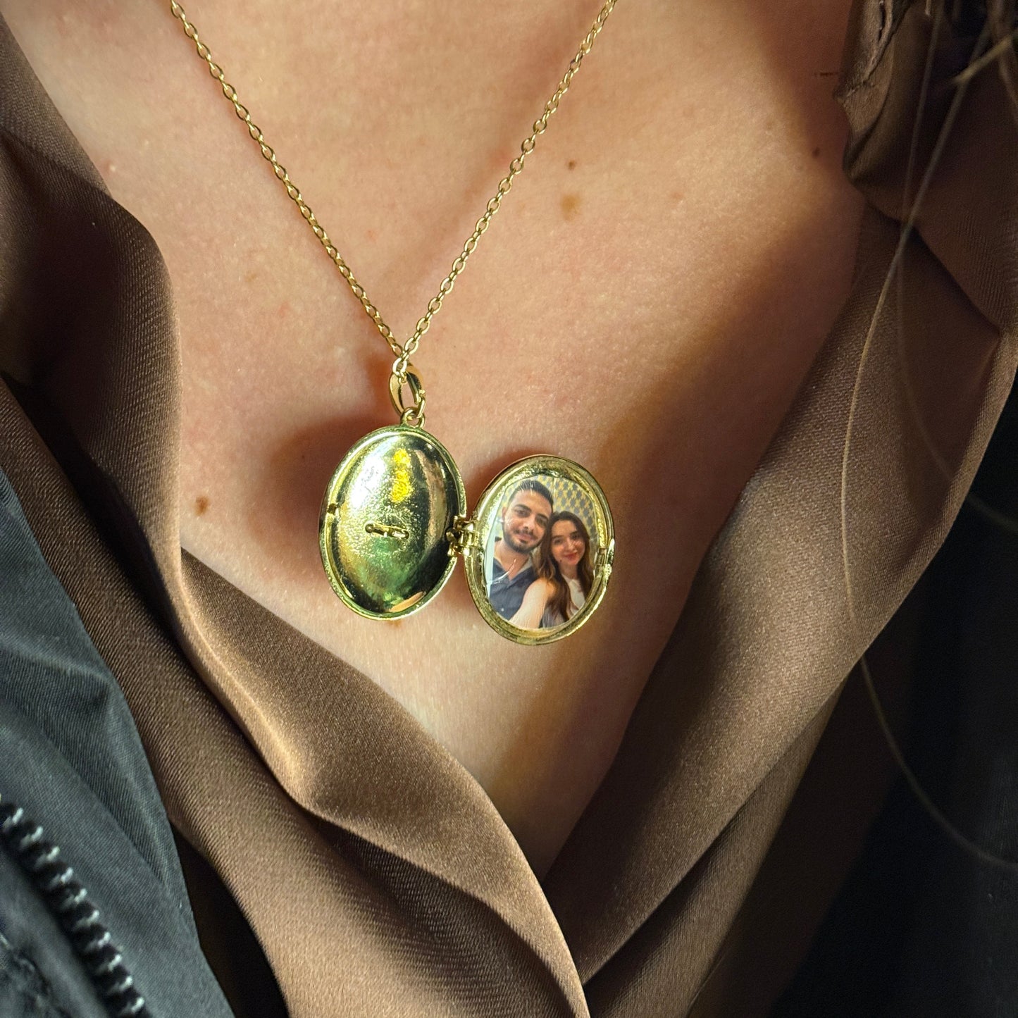 Altın Kaplama Alya Kolyesi