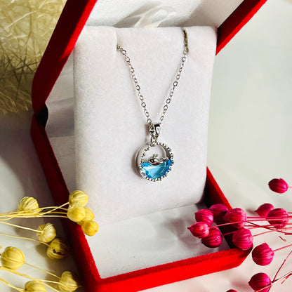 Altın Kaplama Balina Kolye