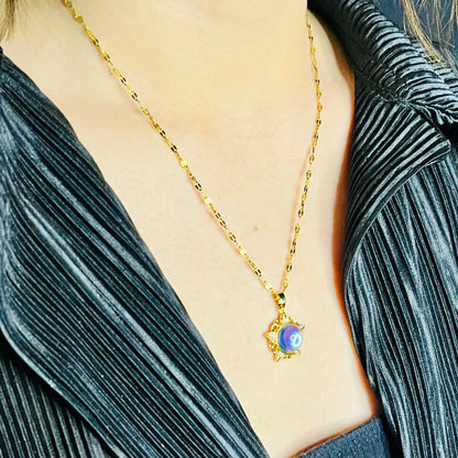 Altın Kaplama Aşkın Büyüsü Kolye