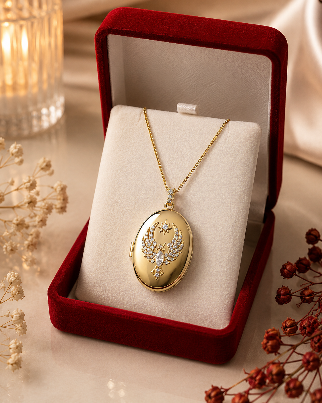 Altın Kaplama (Fotoğraflı)Alya Kolyesi